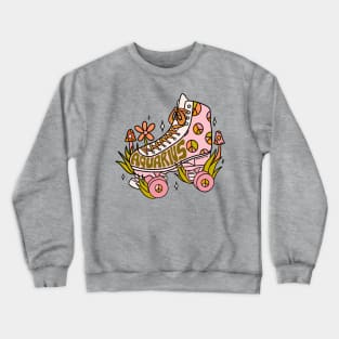 Aquarius Roller Skate Crewneck Sweatshirt